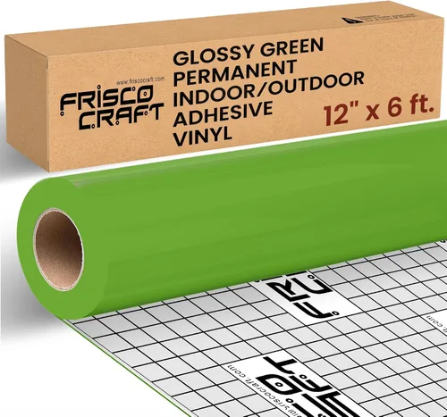 Vista 19 de Frisco Craft s Vinilo permanente azul brillante - 12" x 6 pies