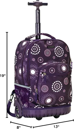 Vista 58 de Rockland, bolsa de viaje de 19 pulgadas, con ruedas., Negro), R02-BLACK
