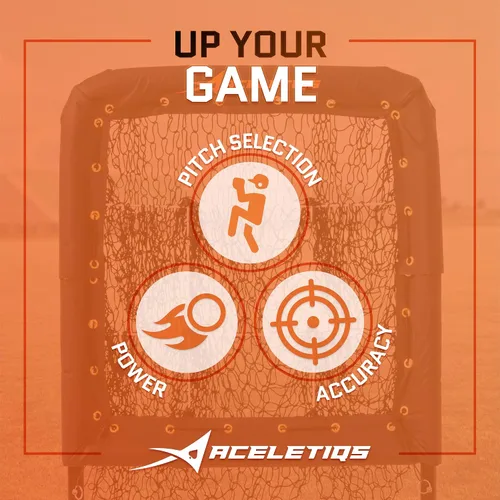 Vista 7 de Red de béisbol de lanzamiento con 9 objetivos, diseño flexible para portabilidad, equipo de entrenamiento de softbol para jóvenes y adultos, bolsa
