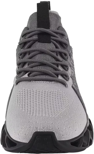 Vista 4 de UMYOGO Tenis cómodos para hombre, para caminar, correr, tenis de moda para adultos