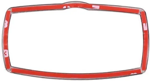 Vista 7 de YIWANG Cubierta de acero inoxidable para el interior del interruptor de los faros delanteros del automóvil para BMW X5 E70 X6 E71 2008-2013