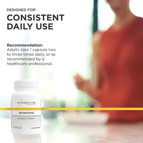 Vista 7 de Integrative Therapeutics Berberina 1500mg - Apoya la salud metabólica y el metabolismo de la energía celular - Probado por terceros - Calidad