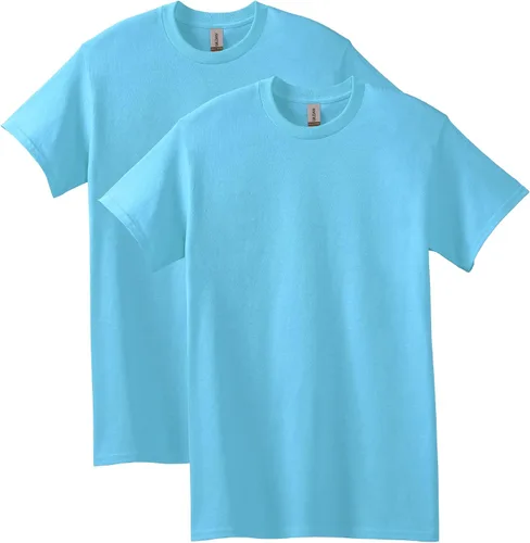 Vista 78 de Gildan Camiseta de algodón pesado para adultos, estilo G5000, paquete múltiple Gris ceniza (paquete de 2)