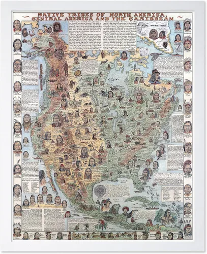 Vista 32 de Poster Master Póster retro de viaje con mapa monumental vintage de Florencia, arte italiano, gran regalo para hombres, mujeres, amantes