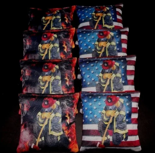Vista 11 de Custom Shark Attack Submarine Set of 8 Regulation Cornhole Bags B40