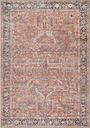 Vista 253 de GLN Rugs Traditional Collection - Alfombra de felpilla lavable a máquina, tradicional lavable, antideslizante, alfombra de felpilla de pelo corto
