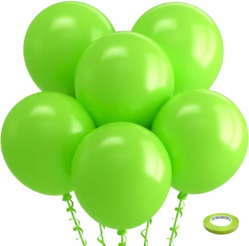 Vista 23 de Bezente Paquete de 150 globos de látex mate color burdeos de 5 pulgadas rojo (07-Red-G42)