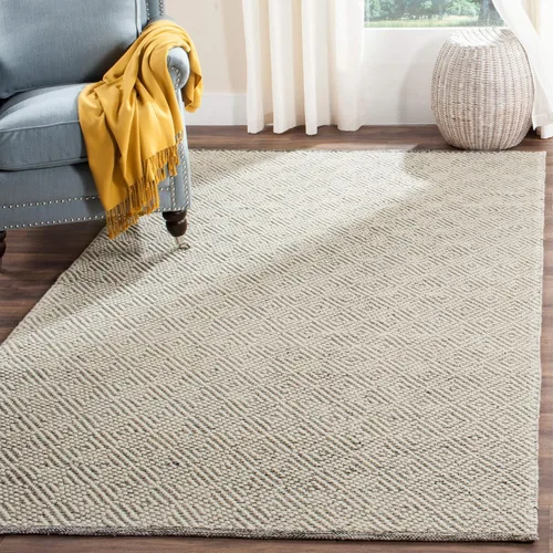 Vista 20 de SAFAVIEH Colección Natura - Alfombra decorativa de 2 x 3 pies, azul, lana hecha a mano, ideal para áreas de alto tráfico en entrada, sala de estar