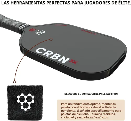 Vista 5 de CRBN Pickleball - X Series Power Paddle CRBN3X