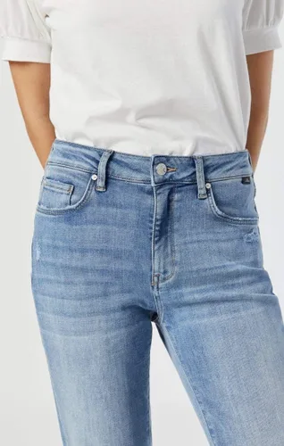 Vista 5 de Mavi Jeans ajustados estilo boyfriend de talle alto Kathleen para mujer