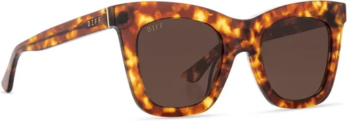 Vista 3 de DIFF Eyewear Kaia - Lentes de sol de diseño de ojo de gato para mujer, 100% UVAUVB, PARENT, Padre