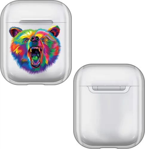 Vista 8 de Head Case Designs P.D. Moreno - Funda de carga de cristal duro transparente con licencia oficial de P.D. Moreno, con diseño de animales