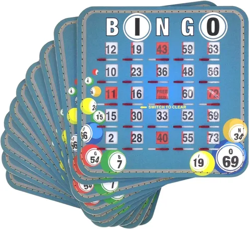 Vista 3 de Tarjetas de obturación para Bingo Tapp Collections™, 10