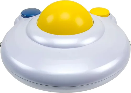 Vista 3 de AbleNet BIGtrack 2 Trackball - Ratón adaptativo para necesidades especiales y usuarios que carecen de habilidades motoras finas - Ratón de trackball