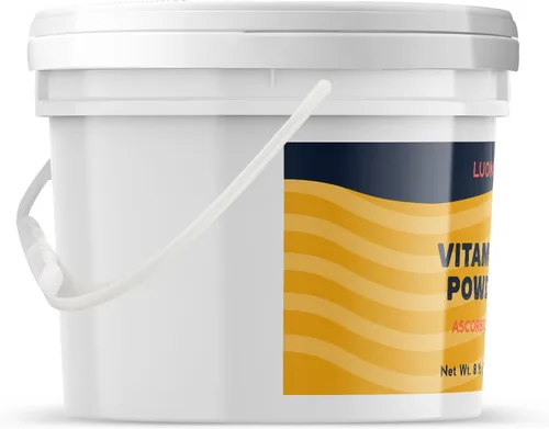 Vista 3 de Luonix Vitamina C en polvo, cubo de 1 galón, ácido ascórbico, suplemento