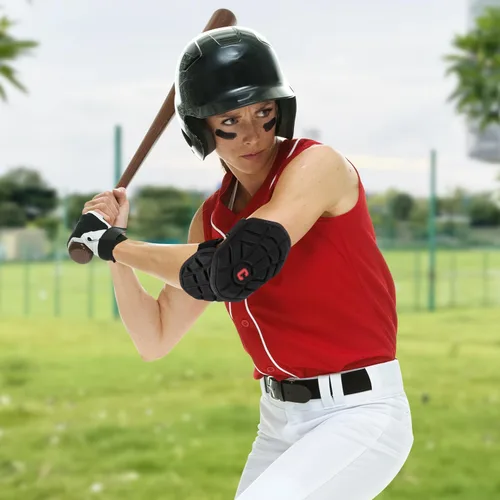 Vista 4 de Cienfy Bat's - Coderas de béisbol para jóvenes y adultos, coderas, protector de antebrazo