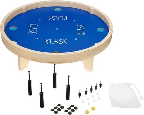 Vista 3 de KLASK: El Juego Magnético Premiado de Habilidad para Fiestas - para Niños y Adultos de Todas las Edades Que Es Mitad Fútbol, Mitad Hockey sobre Hielo