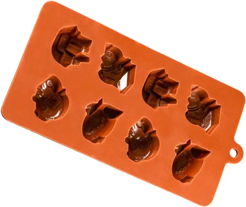 Vista 6 de Molde de silicona para coche 8 moldes de caramelo de silicona molde de chocolate s hornear molde de chocolate molde de chocolate moldes de silicona