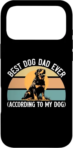Vista 22 de Rottweiler Dog Lover Gift, Best Dog Dad Ever, Rottie Father Case for iPhone 17