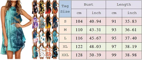 Vista 2 de Wdgfv Women Sleeveless Halter Neck Maxi Dress Floral Summer Dresses Trendy Dresses That Hide Belly Fat Bodycon Dresses
