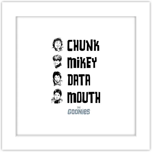 Vista 10 de Trends International Gallery Pops The Goonies - Póster de pared de The Rejects, 12.00 x 12.00 pulgadas, versión de marco negro