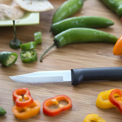 Vista 3 de Rada Cutlery Kitchen Basics - Juego de 3 cuchillos (256), mango negro