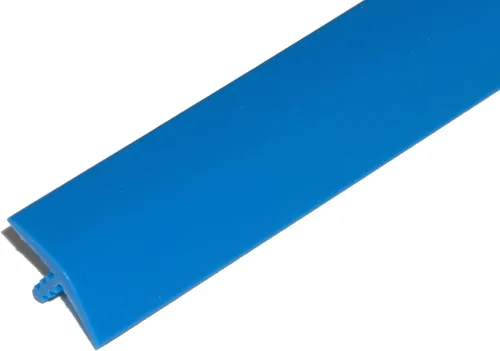 Vista 19 de Rollo de 20 pies de molde en T de plástico azul bebé de 3/4 pulgadas para gabinetes de juegos de arcade, mostradores, estantes o mesas