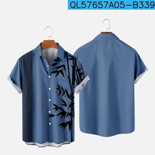 Vista 4 de Brnmxoke Mens T Shirt Graphic, Men's T-Shirts Outdoor Sports Workout Shirt Short Sleeve Collared Neck T-Shirt