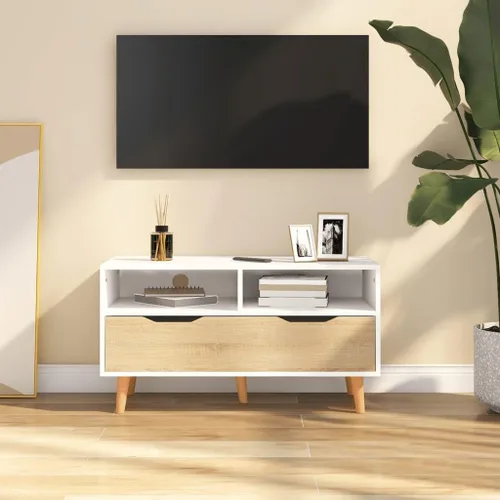 Vista 11 de TV Cabinet Sonoma Oak Engineered Wood Medium TV Cabinet Entertainment Center