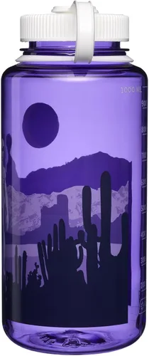 Vista 3 de Nalgene Sustain - Botella de agua de Tritan sin bisfenol A hecha con un 50 % de material derivado de restos de plástico, 32 fl oz, boca ancha