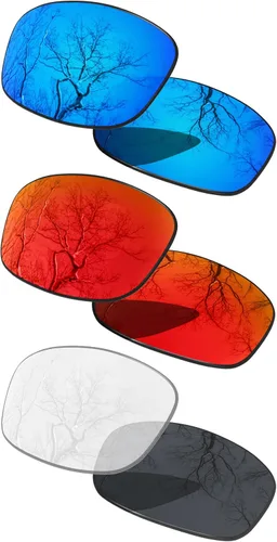 Vista 11 de Set of 3 Replacement Lenses for Oakley Fives Squared OO9238 Pack