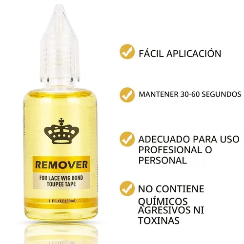 Vista 2 de Removedor de extensiones con cinta, removedor de pegamento de encaje