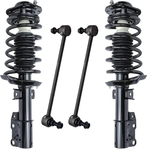 Vista 33 de Detroit Axle - Kit de 4 piezas de puntales delanteros para Toyota Highlander 2001 2002 2003, enlaces de barra antivuelco estabilizadores y puntales