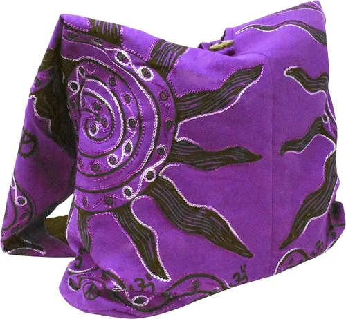 Vista 5 de Mandala Crafts Hippie Bag - Bolso bohemio - Hobo Hippie - Bolso bandolera estilo indie hippie - Bolso de hombro bohemio
