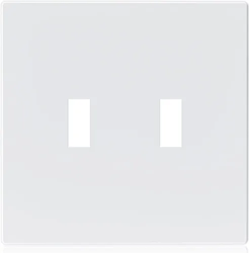 Vista 19 de ELEGRP Placas de pared para interruptor de palanca de 2 posiciones, cubierta frontal termoplástica irrompible de tamaño mediano para interruptores