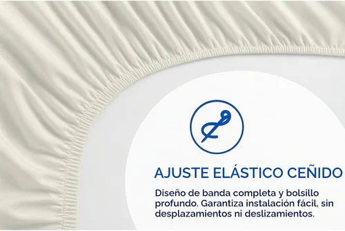Vista 4 de Sábanas extra profundas, sábanas de algodón, 100% algodón, sábana bajera de bolsillo extra profundo de 22 pulgadas con elástico en todo el contorno