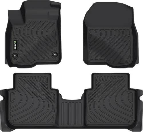 Vista 28 de HAFIDI® - Tapetes para auto con almacenamiento debajo del asiento, para todo clima, antideslizantes, de elastómero termoplástico, para la primera