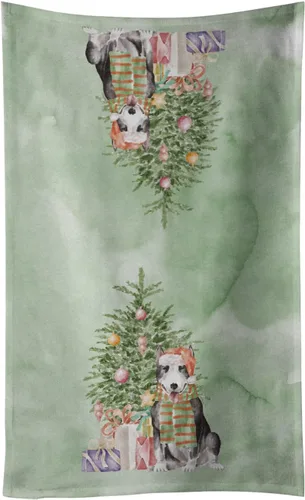 Vista 74 de Caroline's Treasures Toalla de cocina Christmas English Bulldog #2, 15 X 28, multicolor