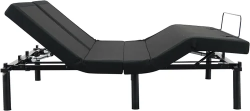 Vista 3 de Ergomotion Duetto - Cama ajustable con parte superior dividida, elevación de cabeza independiente, gravedad cero, anti-ronquidos, iluminación debajo