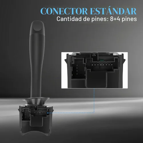 Vista 4 de Interruptor de señal de giro - Compatible con Chevy Malibu 2004-2012, Pontiac G6 2005-2011, Saturn Aura 2007-2009 - Reemplaza D6253E, 20940369