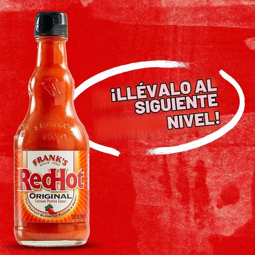 Vista 23 de Frank's RedHot Salsa picante original de pimienta de Cayena (apta para keto), 12 onzas líquidas (paquete de 12)
