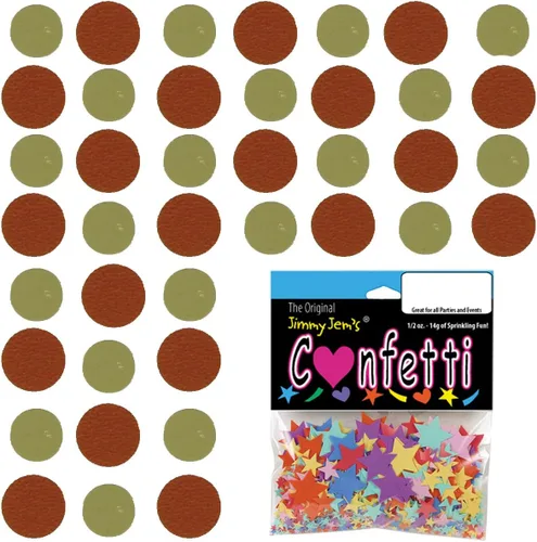 Vista 175 de Confetti Circle 1/4" Negro, Azul Marino Combo - 2 bolsas de media onza (1 oz) (8550/9971)
