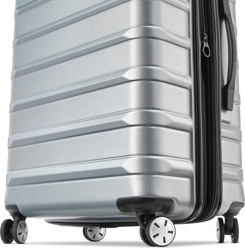 Vista 9 de Equipaje extensible Samsonite Omni 2 Hardside con ruedas giratorias Plata ártica 138454-7722