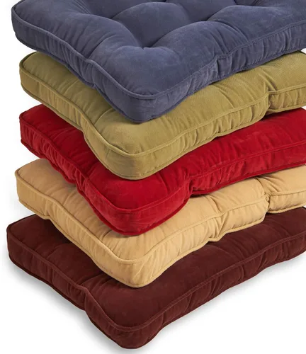 Vista 7 de South Pine Porch Hampton - Juego de 2 cojines para mecedoras estándar, color crema