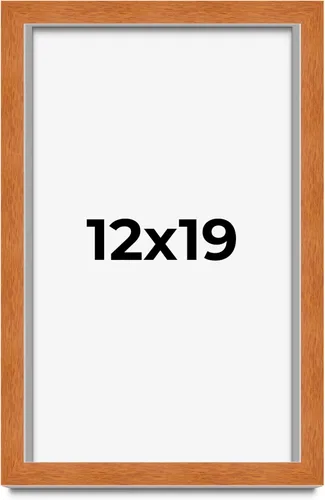 Vista 17 de Marco de 3 x 3 pulgadas de madera maciza de nuez y miel marrón con plexiglás acrílico UV, respaldo de tablero de espuma y accesorios para colgar