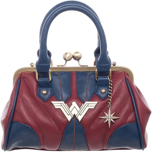 Vista 2 de Bioworld Wonder Woman Costume Inspired Women's Handbag Multi