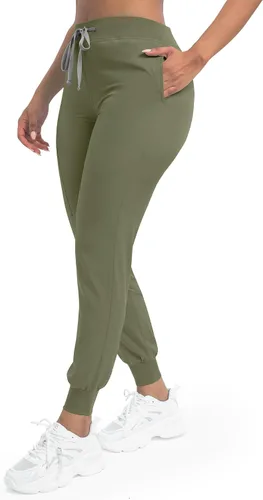 Vista 3 de niaahinn Conjunto de uniforme médico de enfermera para mujer, camiseta con cuello en V y pantalones deportivos, uniforme médico, traje para mujer
