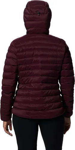 Vista 2 de Mountain Hardwear Deloro - Sudadera con capucha de plumón con cremallera completa para escalada y esquí, aislada, resistente al viento y al agua