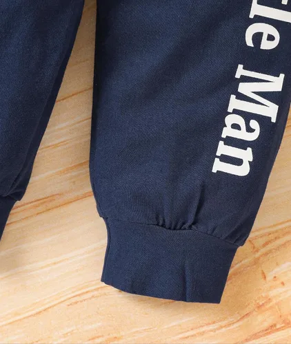 Vista 7 de Viworld Conjunto de ropa de manga larga con capucha y pantalones para otoño e invierno