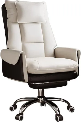 Vista 15 de High Back Computer Gaming Chair with Footrest Lumbar Backrest Design Executive Swivel Office Desk Chairs for Conference Room Living Bedroom